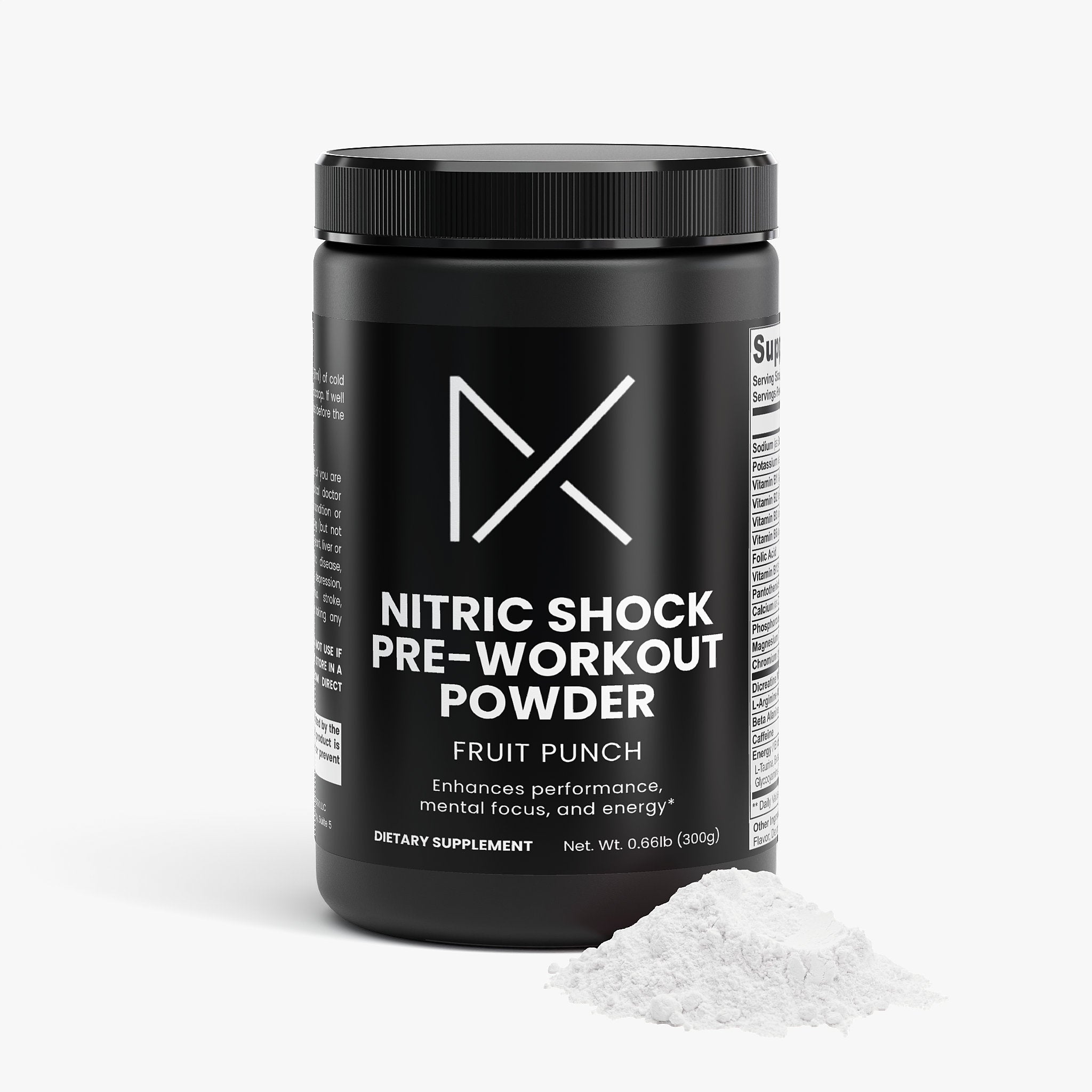 MythX Nitric Shock Pre-Workout Powder (Fruit Punch)